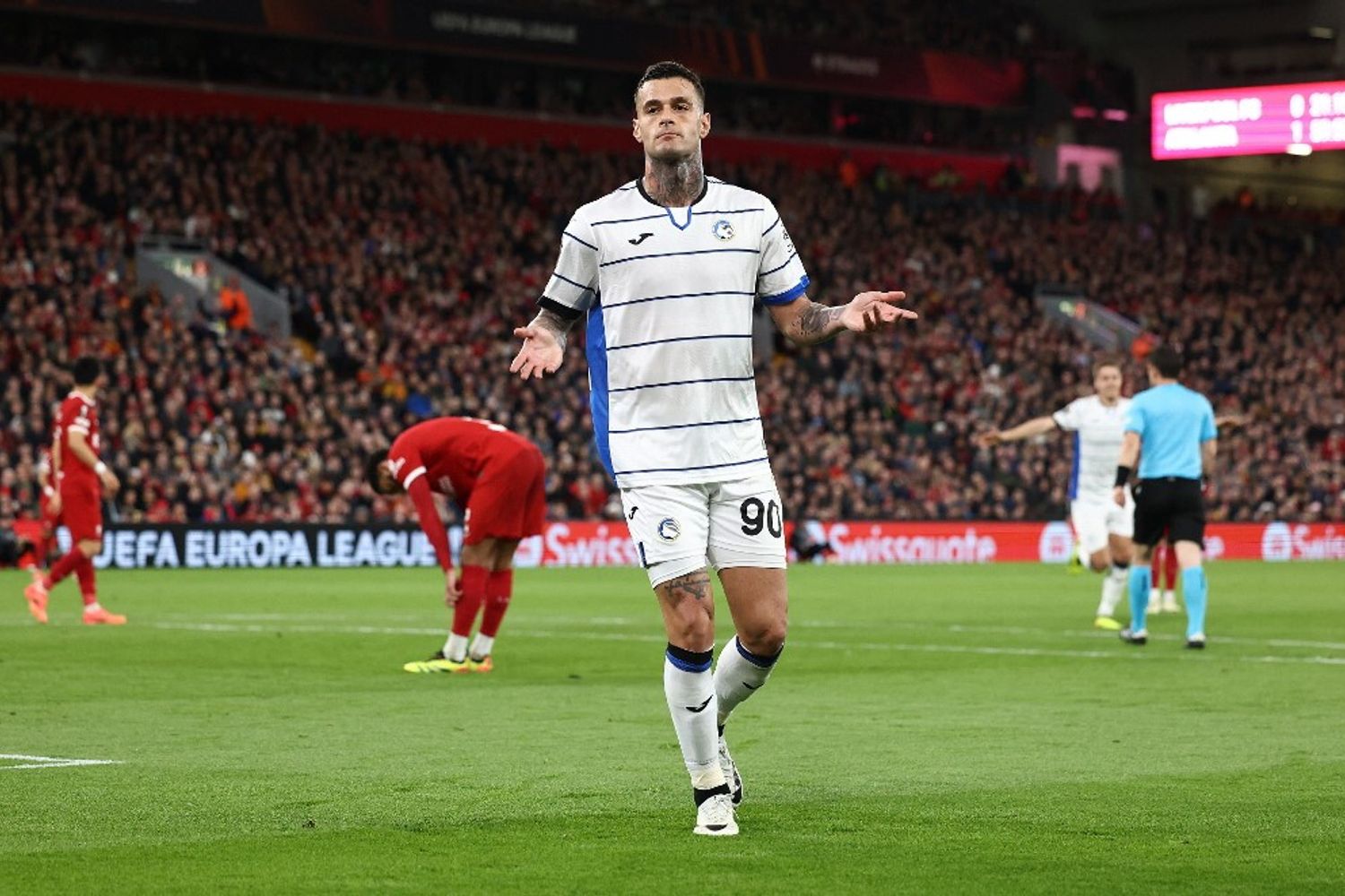 Gianluca Scamacca, attaccante dell’Atalanta