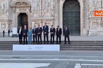 Salvini mostra il Duomo di Milano alle delegazioni del G7