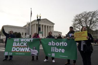 Manifestazione per il diritto all'aborto a Washington