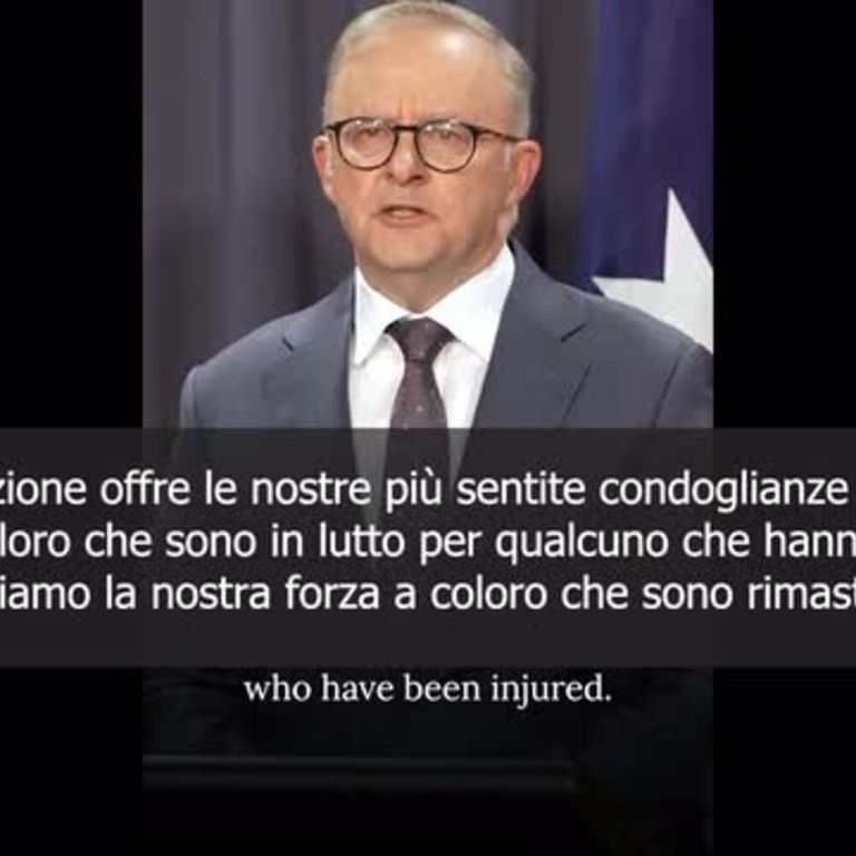 Premier australiano Albanese: Attacco a Sidney atto di orribile violenza