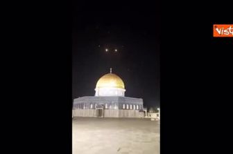 I droni iraniani passano sul Monte del Tempio di Gerusalemme