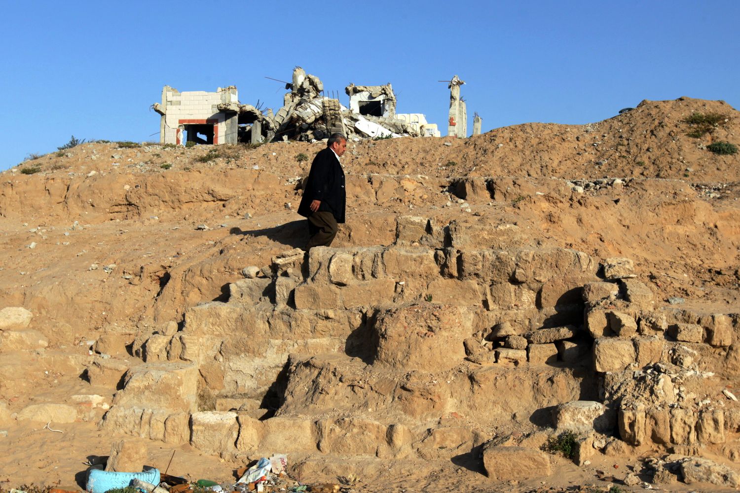 Il sito greco di Anthedon a Gaza prima dei bombardamenti