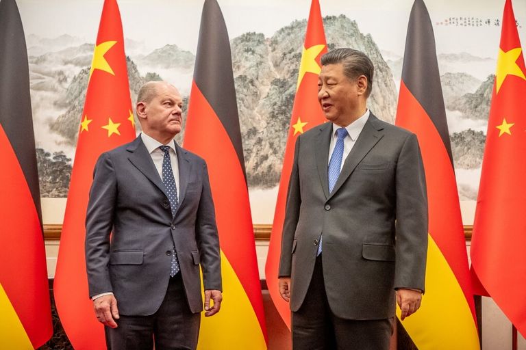 L’incontro tra Scholz e Xi