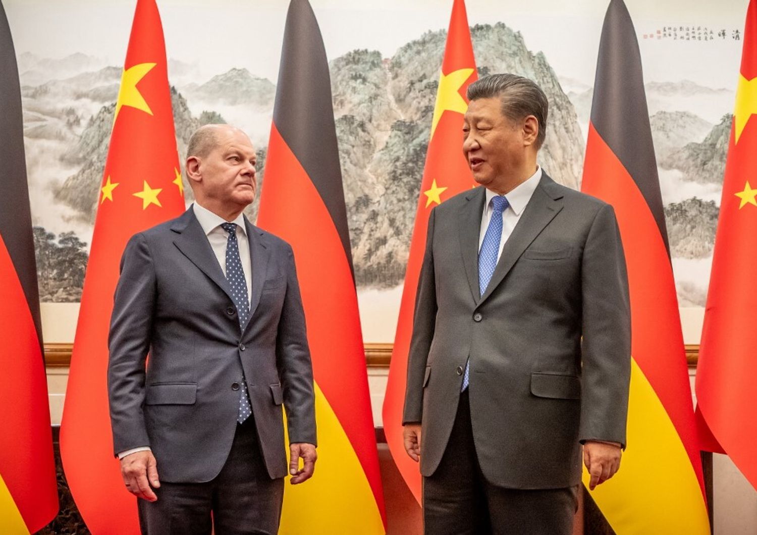 L’incontro tra Scholz e Xi
