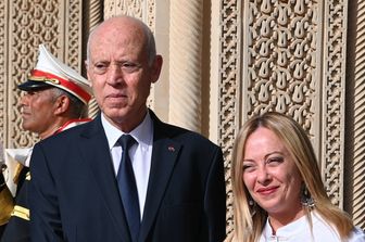 Kais Saied e Giorgia Meloni