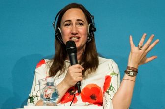 Sophie Kinsella a Rho Fiera il 23-04-2017 in occasione della Fiera dell'editoria italiana