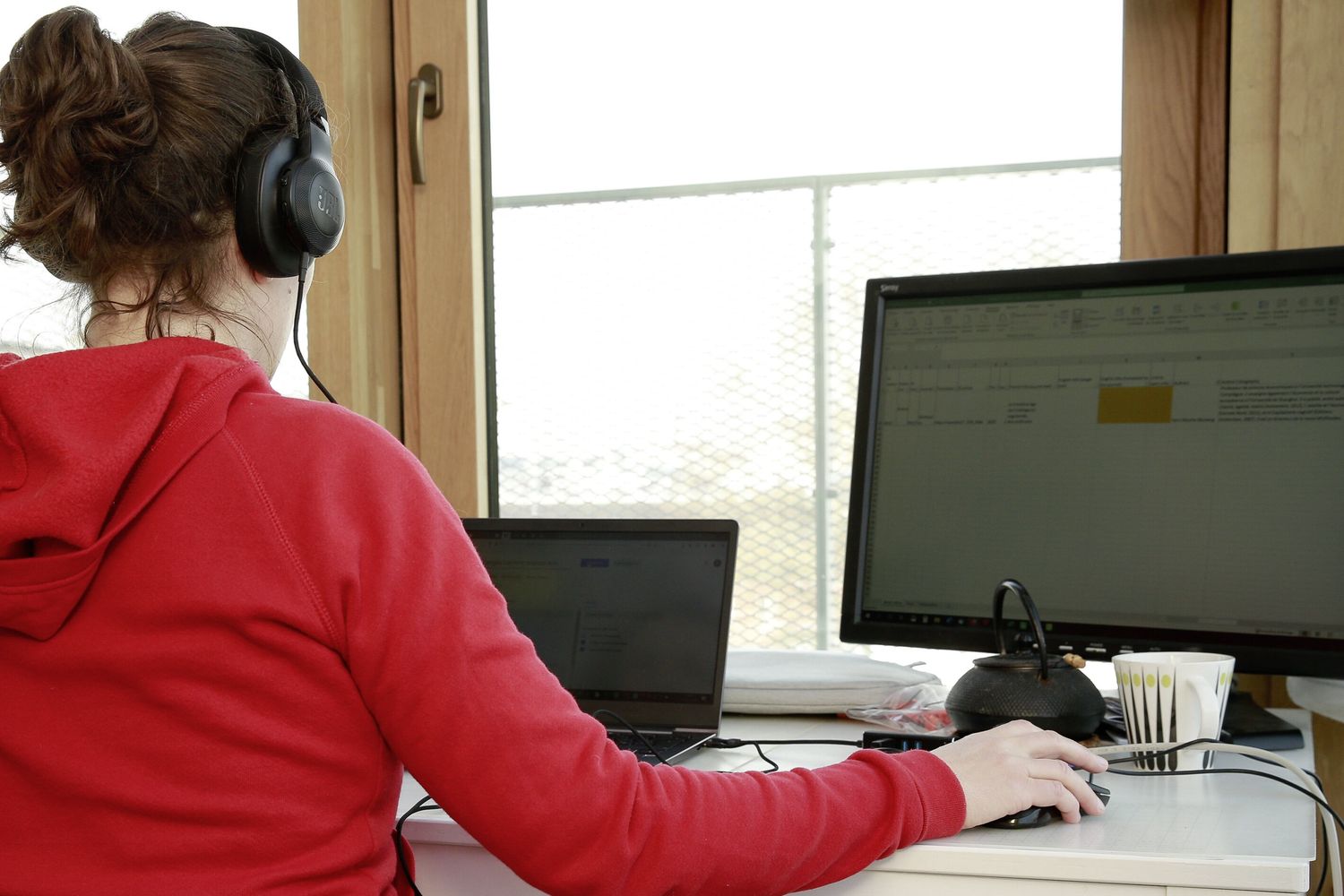 Impiegata in smart working&nbsp;