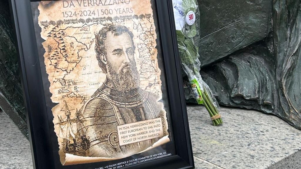 Giovanni Da Verrazzano, ritratto commemorativo