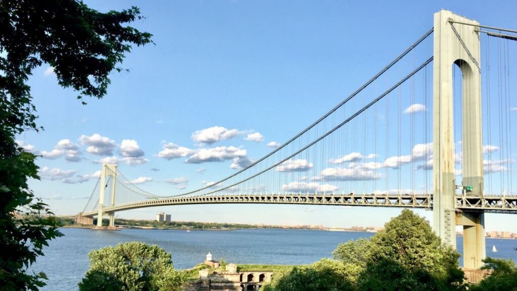 New York, Verrazzano Bridge tra Staten Island e Brooklyn