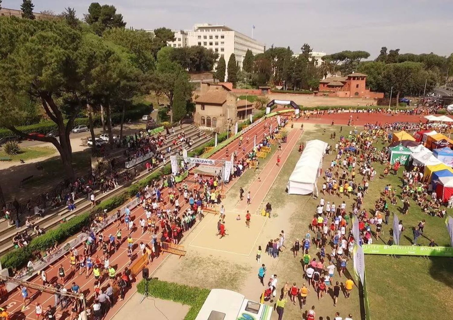 L'Appia run allo stadio Martellini