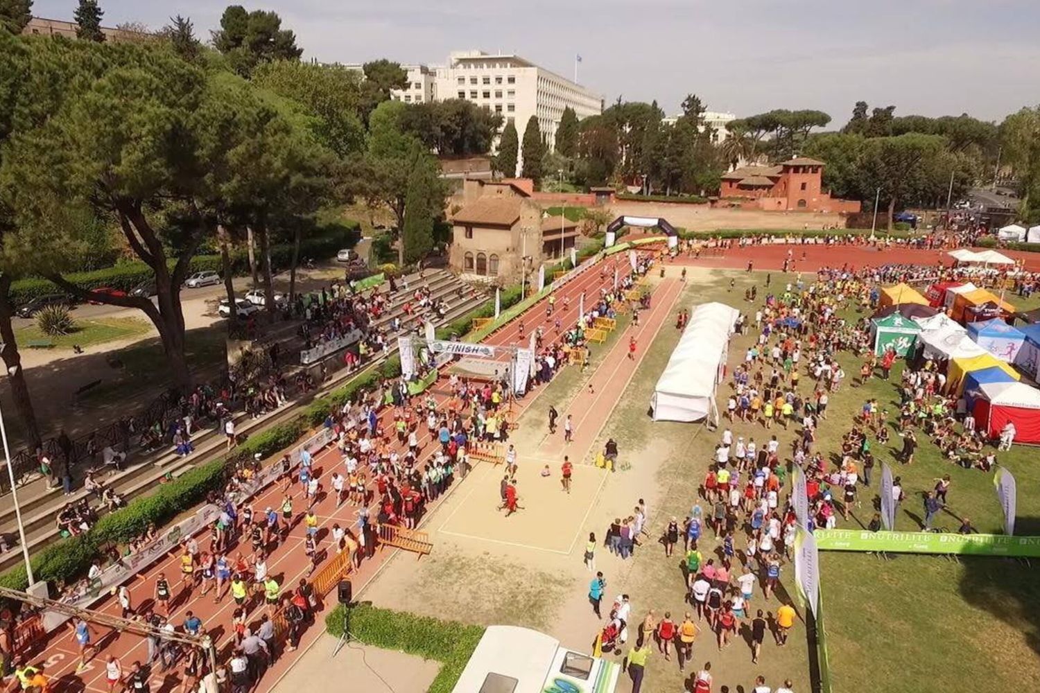 L'Appia run allo stadio Martellini