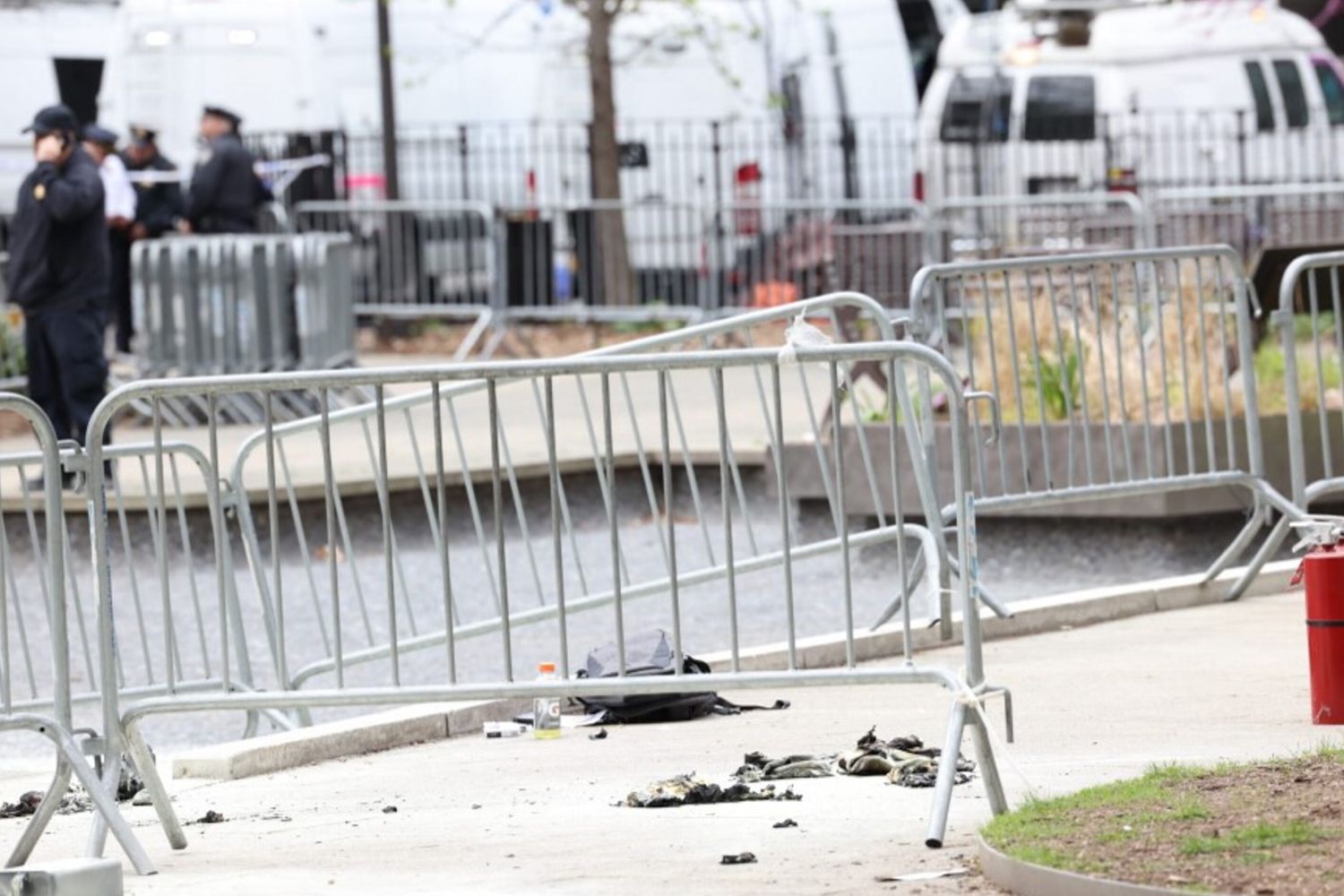 Il luogo dove Azzarello si è dato fuoco