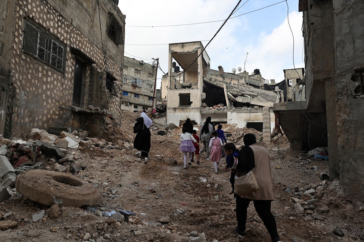 Distruzione in Cisgiordania