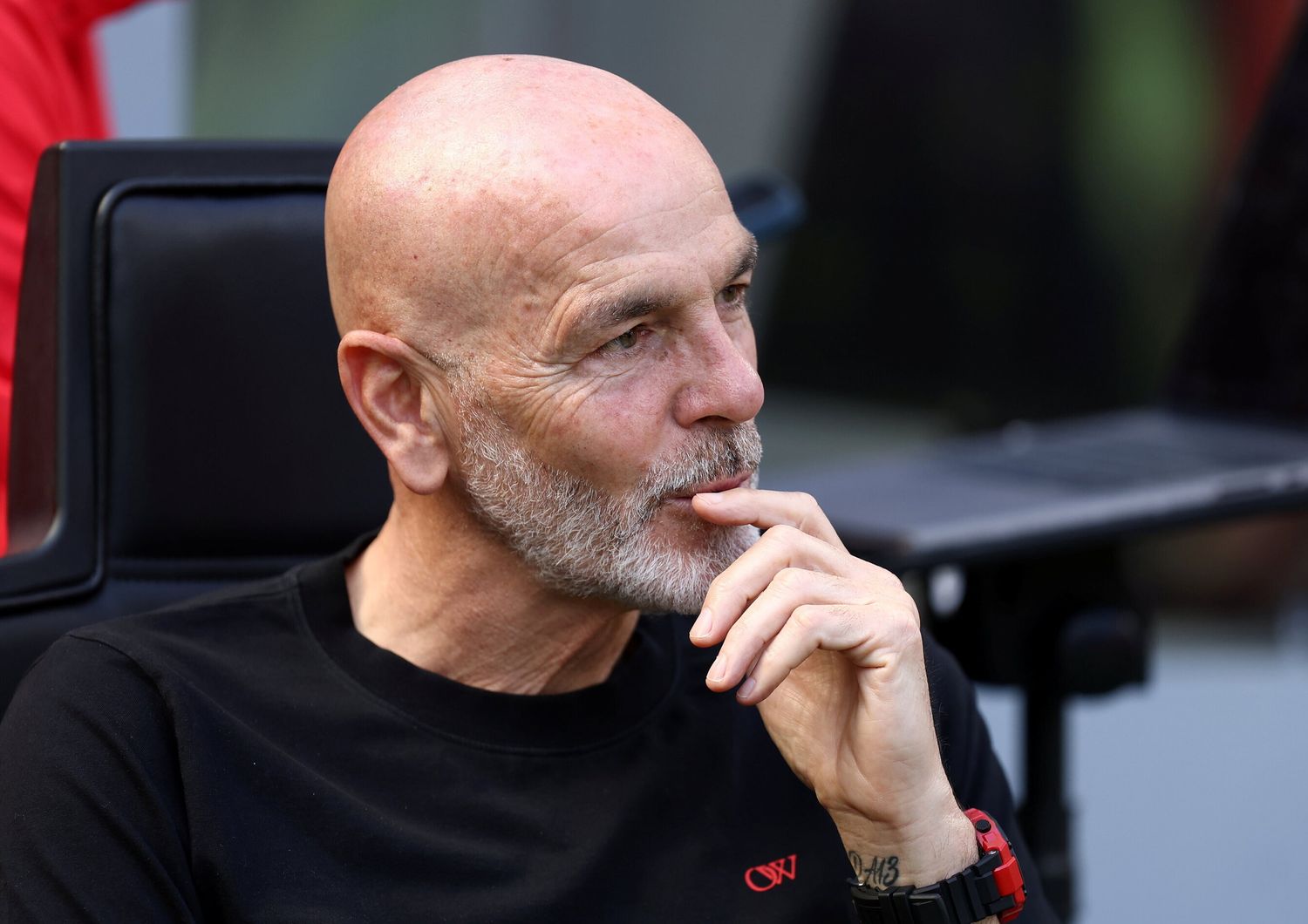 Il tecnico del Milan Stefano Pioli