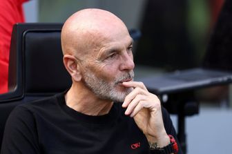 Il tecnico del Milan Stefano Pioli