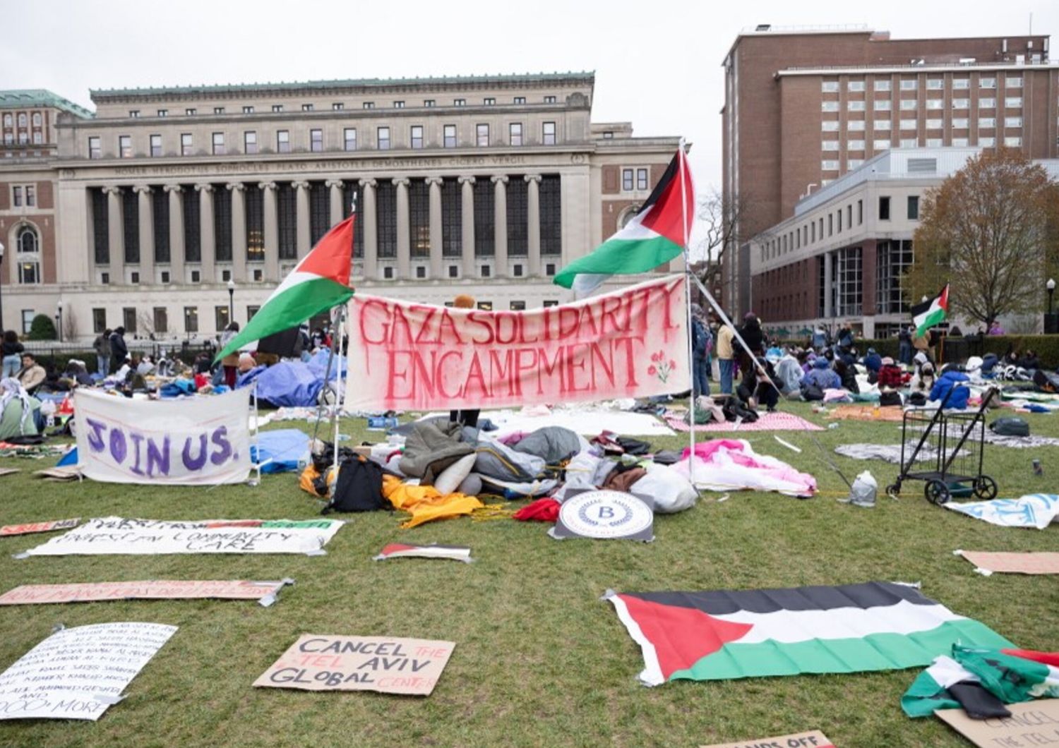 La protesta alla Columbia University