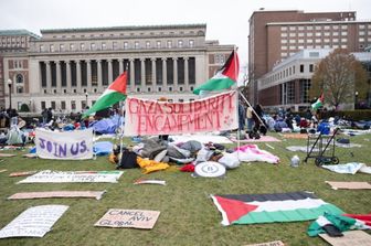 La protesta alla Columbia University