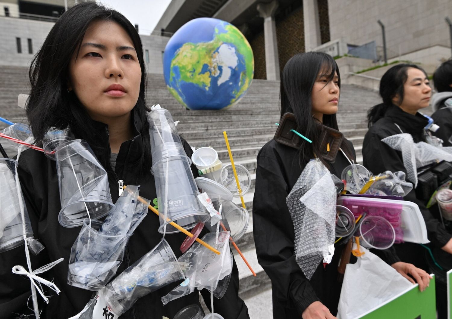 Manifestazione per l'Earth Day a Seul