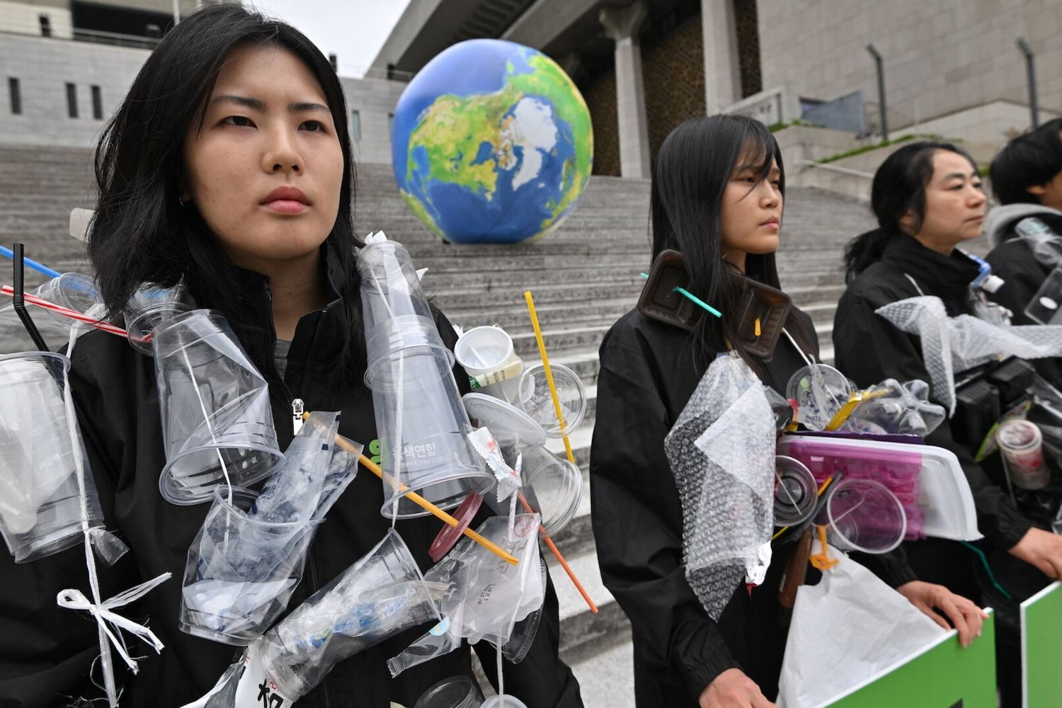 Manifestazione per l'Earth Day a Seul