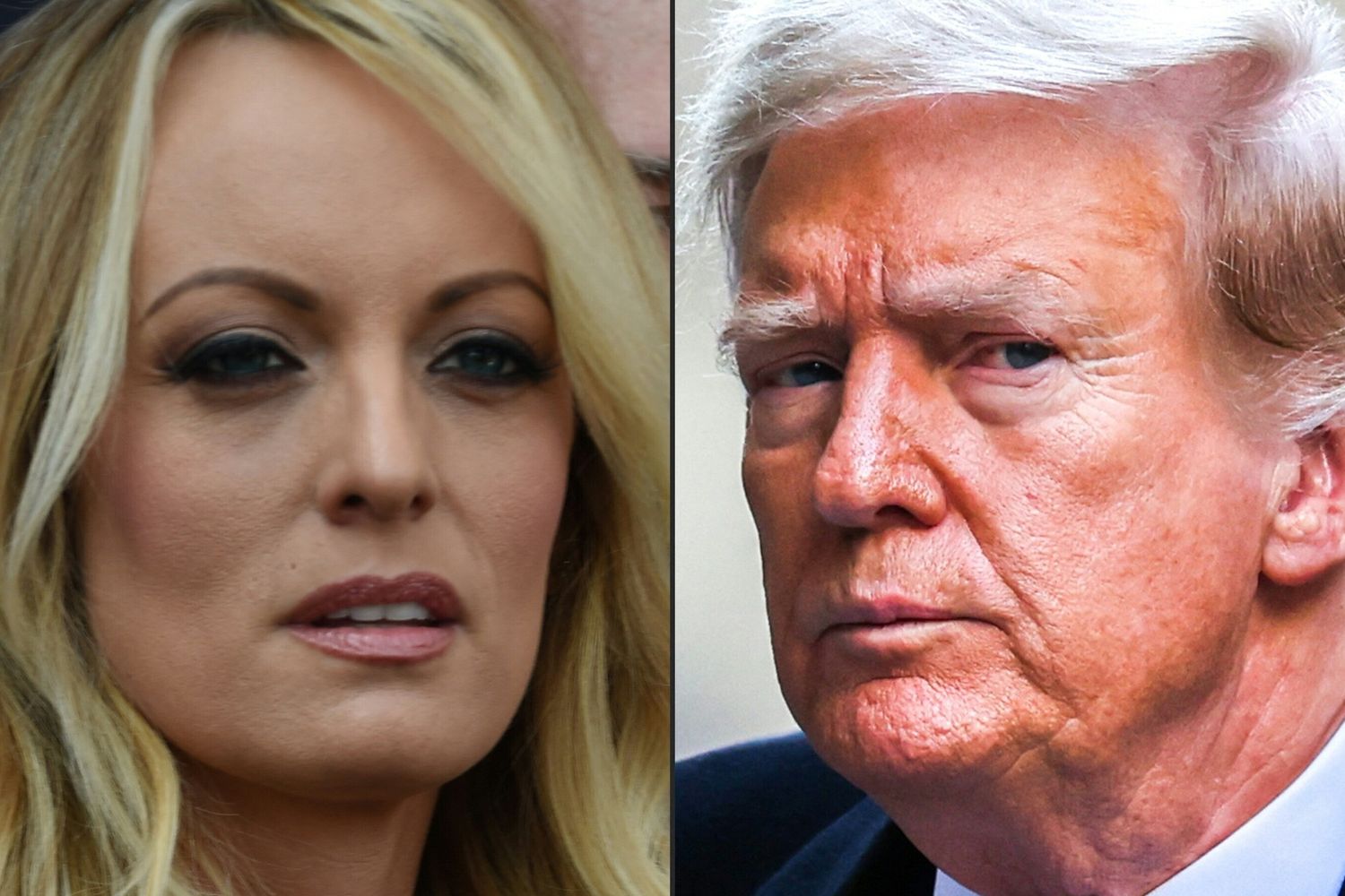 Sotrmy Daniels e Donald Trump