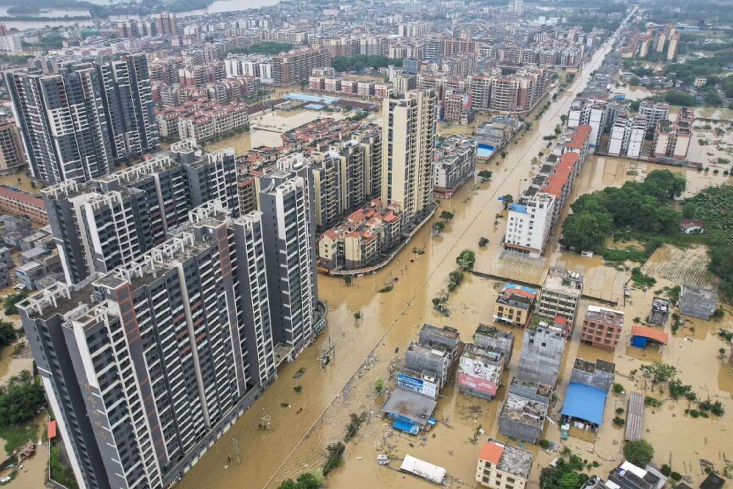 Alluvione a Qingyuan, Cina