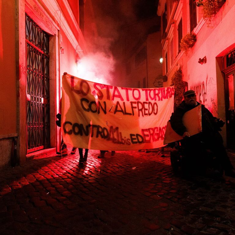 blitz anarchici a roma udienza cassazione alfredo cospito anna beniamino