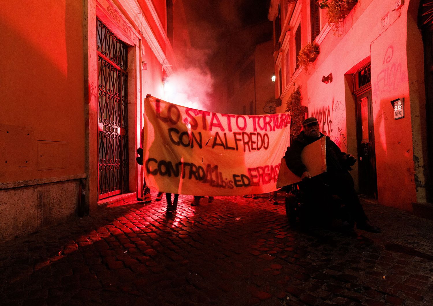 blitz anarchici a roma udienza cassazione alfredo cospito anna beniamino