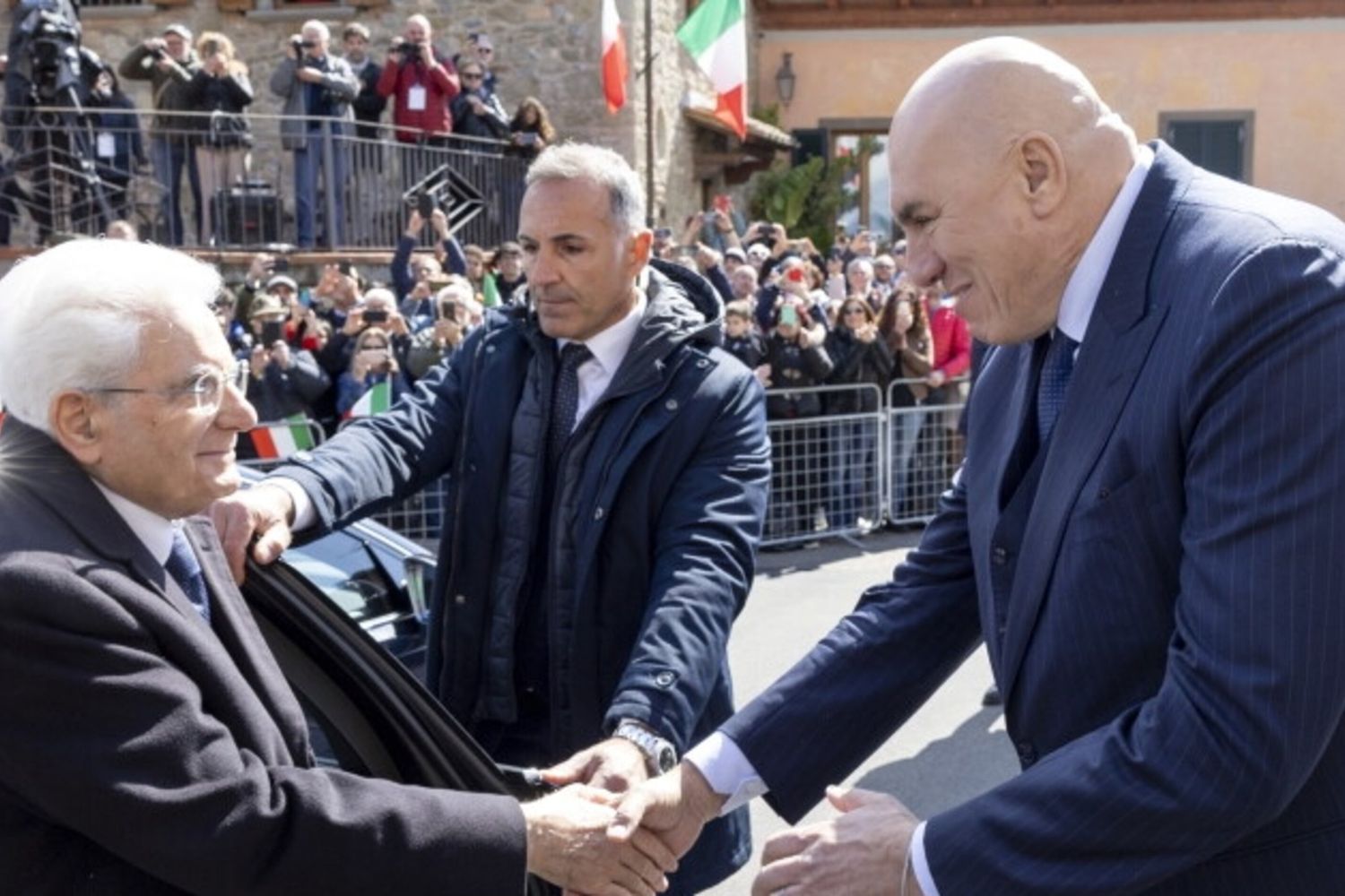Sergio Mattarella a Civitella in Val di Chiana