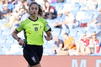 Maria Sole Ferrieri Caputi, al debutto in serie A il 2 ottobre del 2022 come prima donna arbitro di calcio: diresse Sassuolo-Salernitana