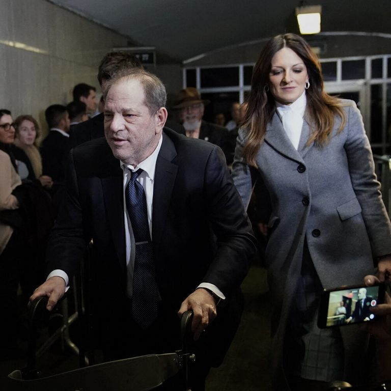 L'ex produttore Harvey Weinstein