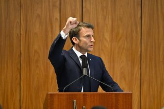 Il presidente francese Emmanuel Macron