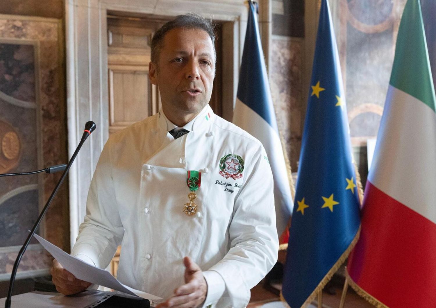 Fabrizio Boca, executive Chef della Presidenza della Repubblica italiana