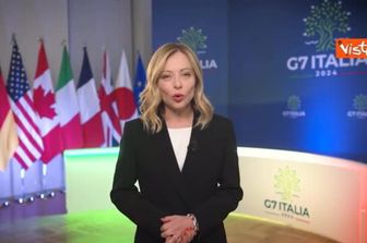 Meloni: Presidenza G7 responsabilità storica in un tempo così complesso