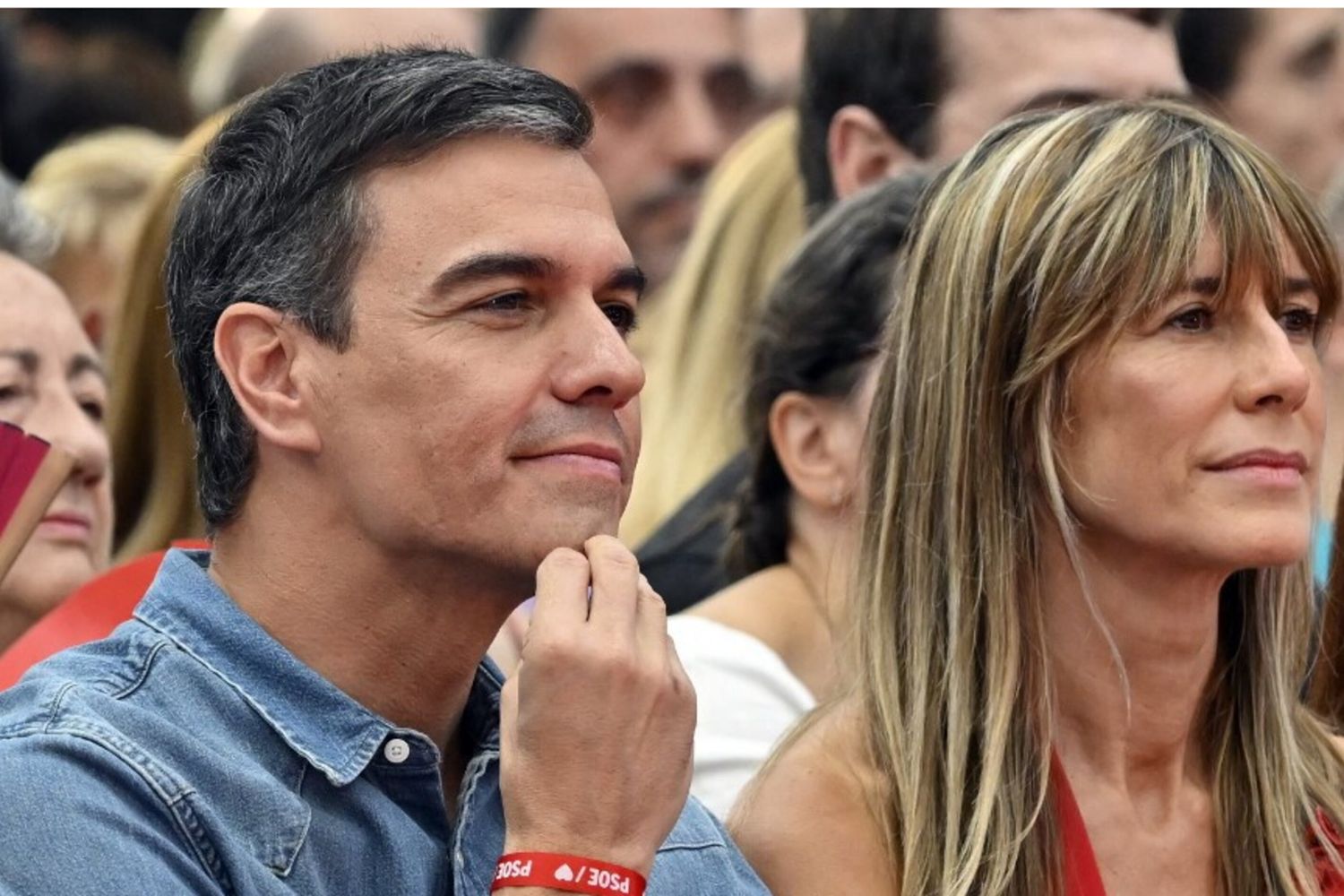 Pedro Sanchez e la moglie Begona Gomez