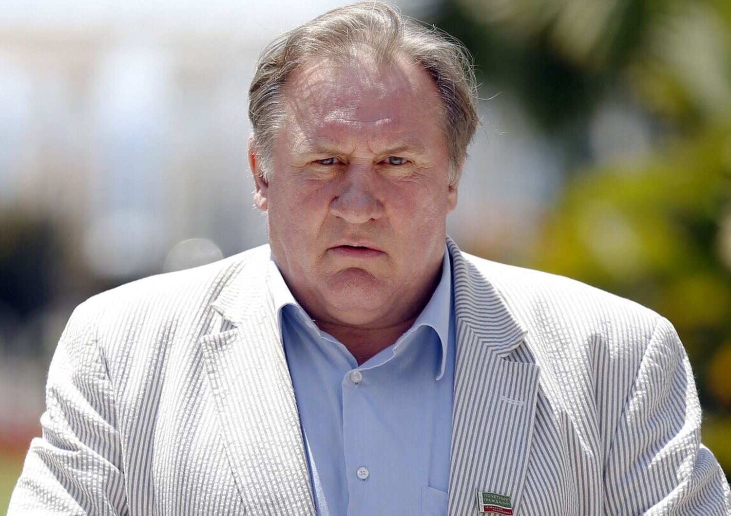 L'attore francese GerardDepardieu