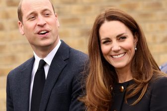 Principe William e sua moglie Kate, famiglia reale inglese