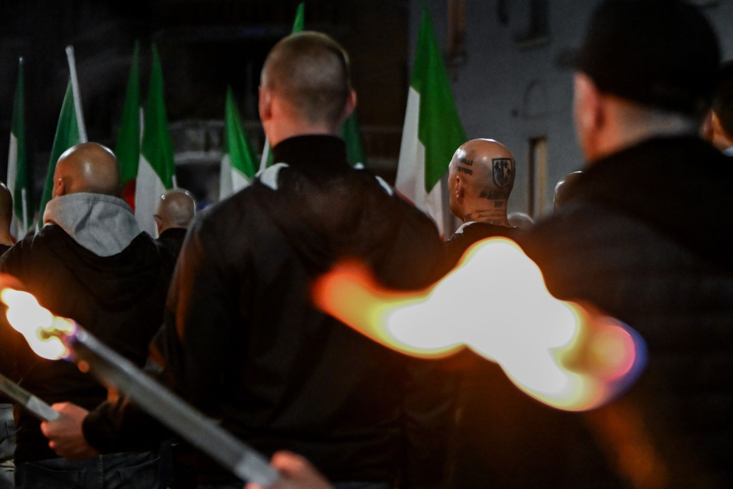 29/04/2024 Milano. Corteo per Sergio Ramelli di varie sigle della ultra destra