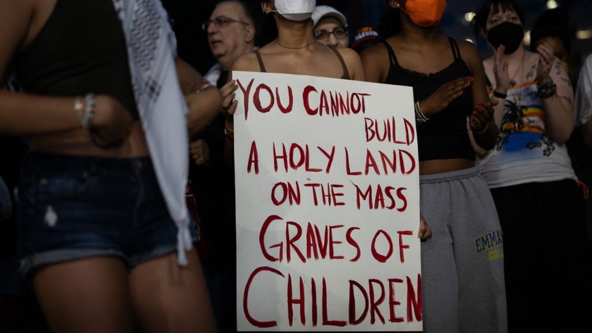 Slogan nei college Usa contro la guerra a Gaza