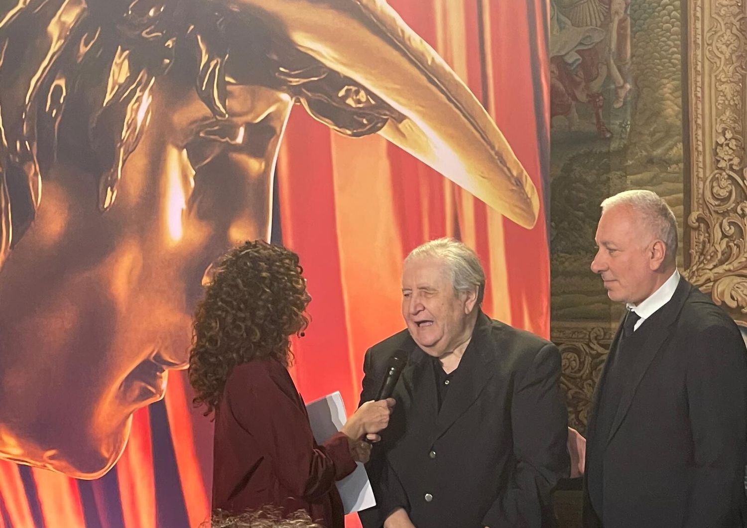 standin ovation quirinale vincenzo mollica david donatello