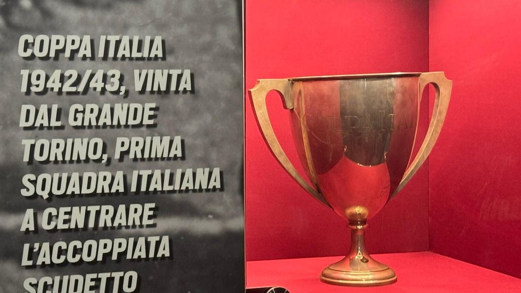 La Coppa Italia 1942/43 esposta al Museo del Grande Torino e della Leggenda granata
