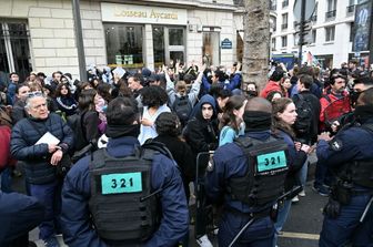 Parigi, evacuazione della manifestazione pro-Gaza alla Sciences-Po