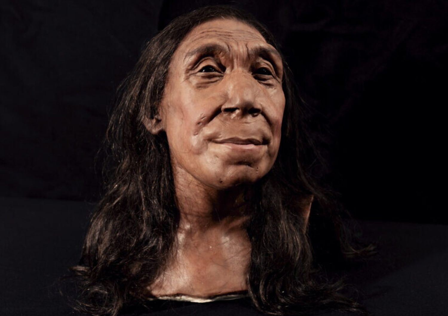 La testa ricreata di Shanidar Z, realizzata dai fratelli Kennis per il documentario Netflix ‘Secrets of the Neanderthal’ sulla base delle scansioni 3D del cranio ricostruito