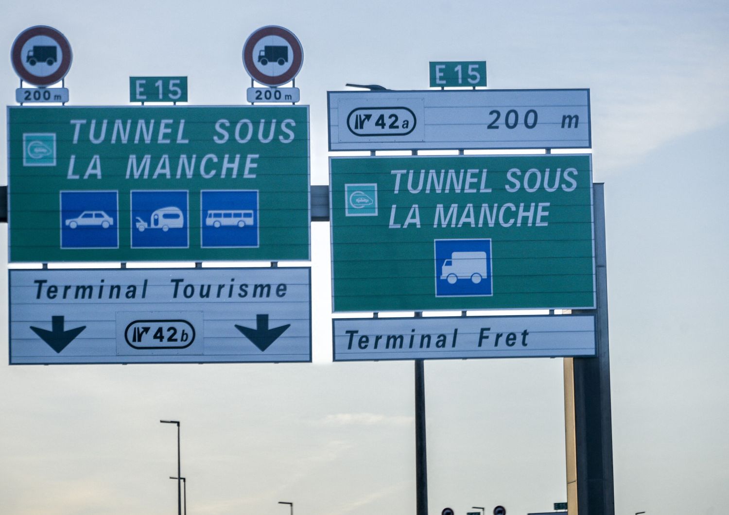 Tunnel sotto la Manica a Calais, in Francia