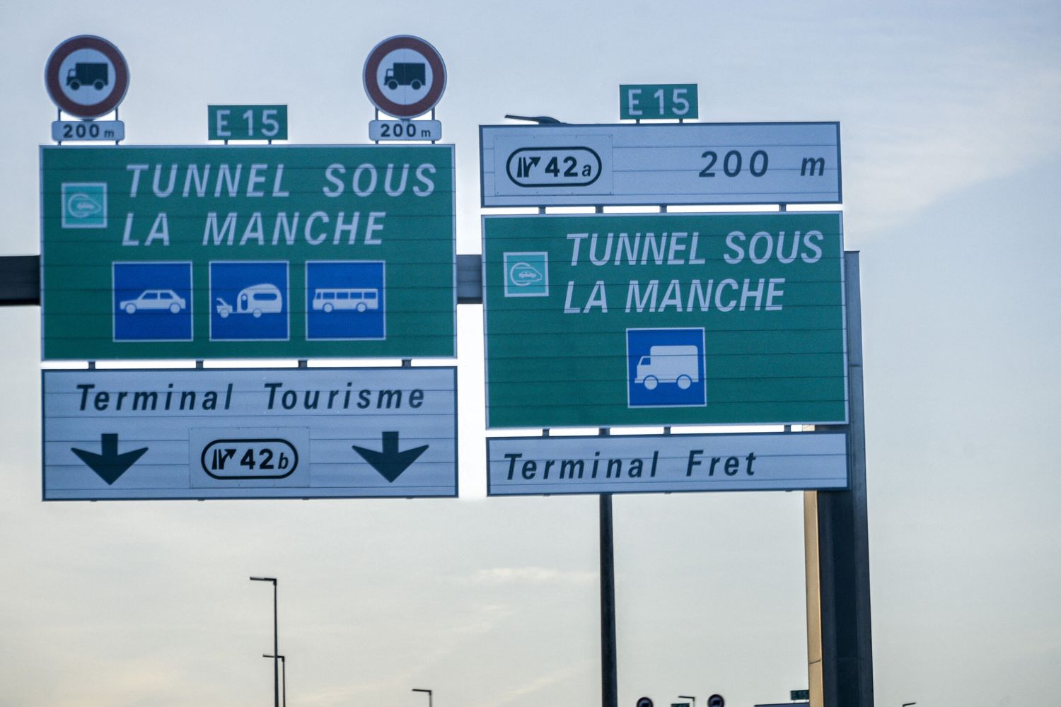 Tunnel sotto la Manica a Calais, in Francia