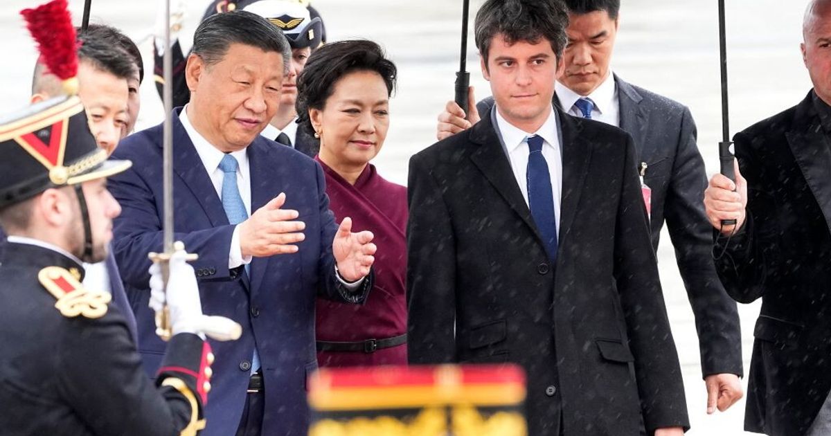 Xi Jinping ist in Paris angekommen und wird am Montag Macron und Ursula von der Leyen treffen