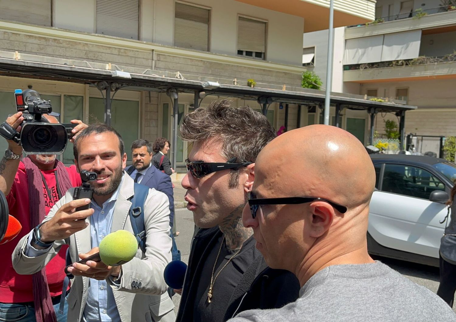 Fedez a piazzale Clodio