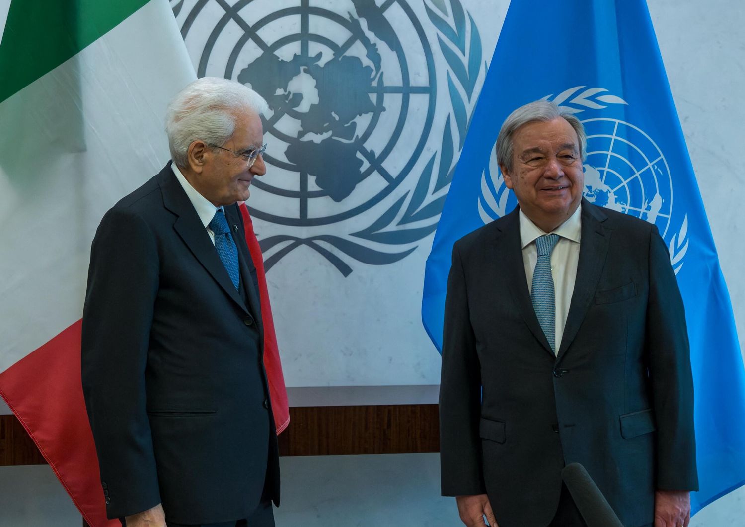 Mattarella e Guterres