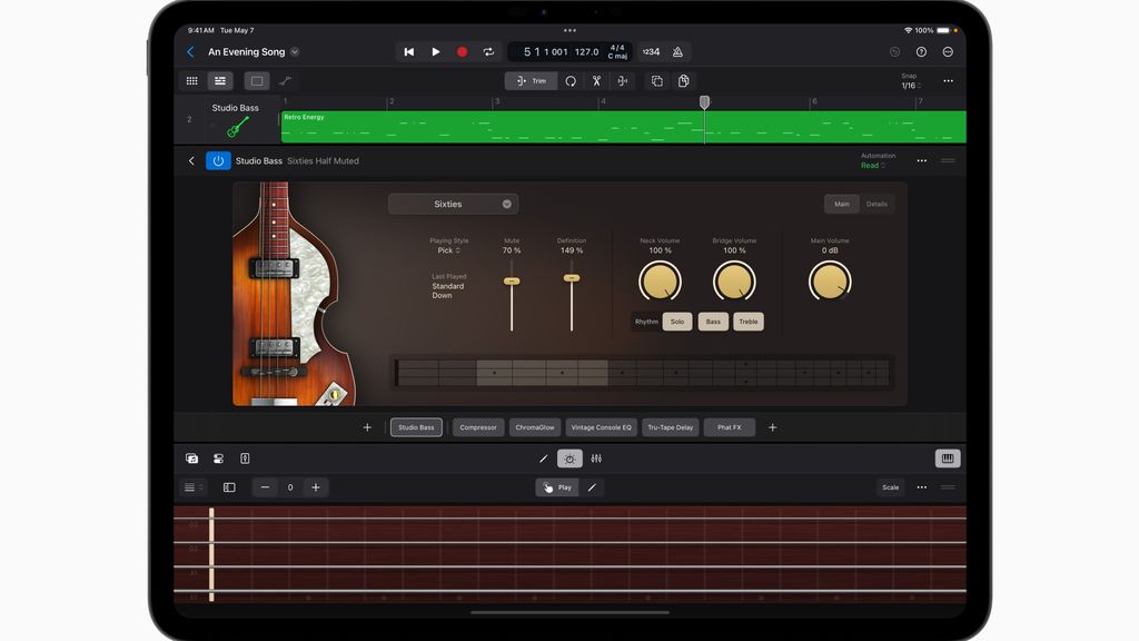 Garage Band su iPad Pro