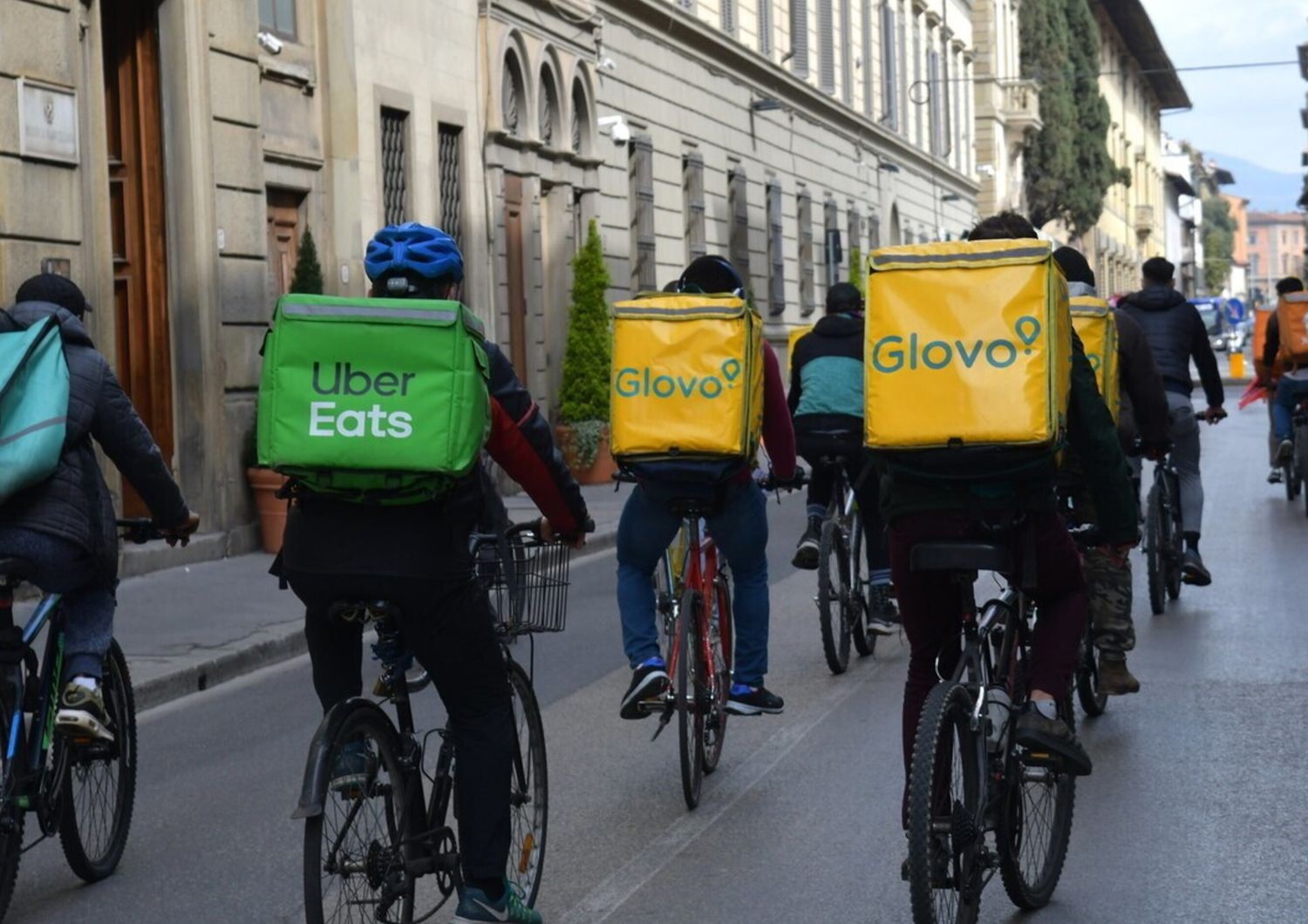 Una manifestazione di rider