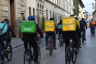 Una manifestazione di rider